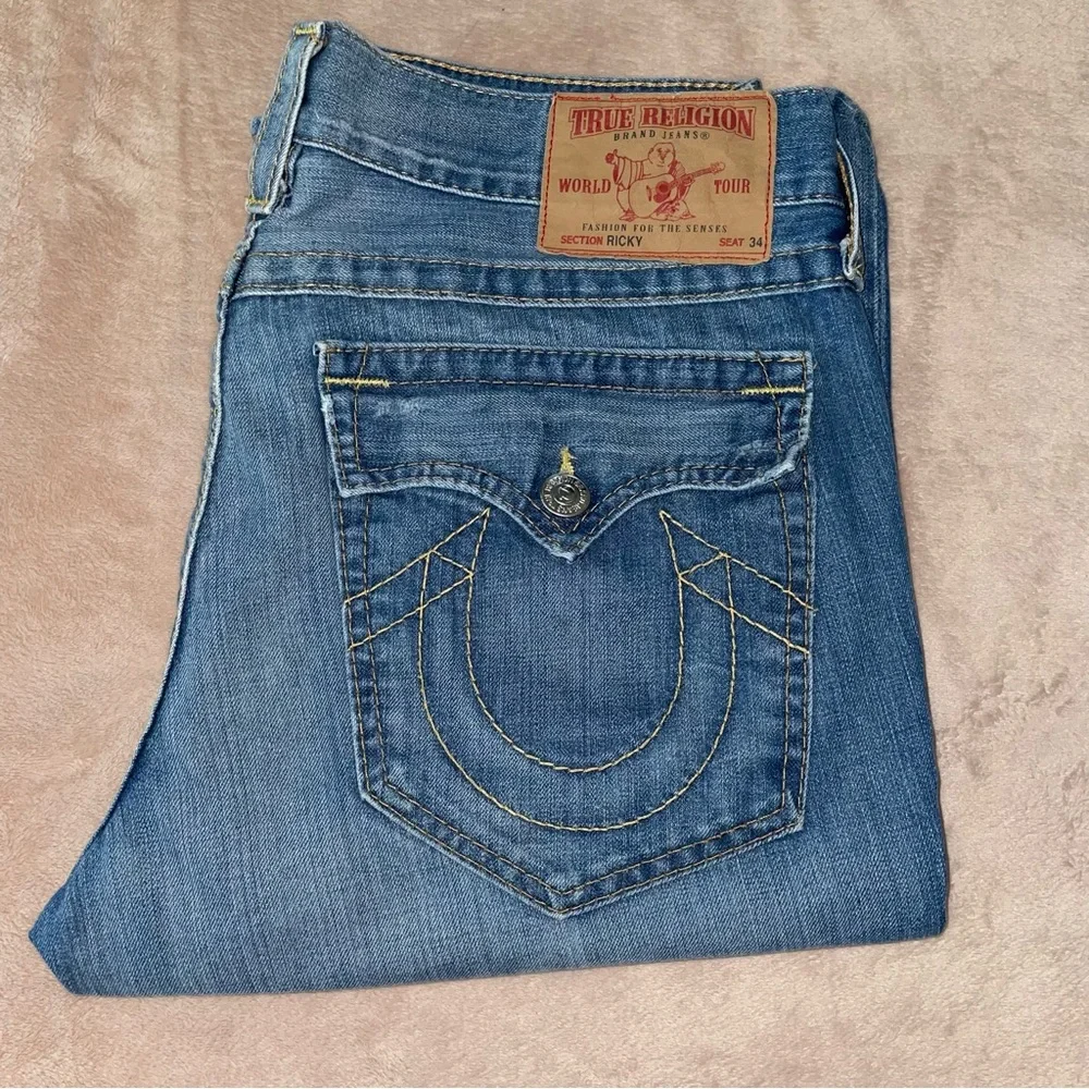 True religion Ricky distressed jean size 36/L29 1/2 - Picture 1 of 14